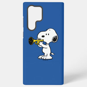 pinda's   Snoopy trompetspeler Samsung Galaxy Hoesje