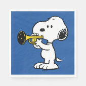 pinda's | Snoopy trompetspeler Servet (Voorkant)