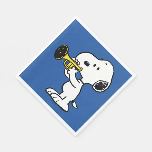 pinda's | Snoopy trompetspeler Servet (Hoek)