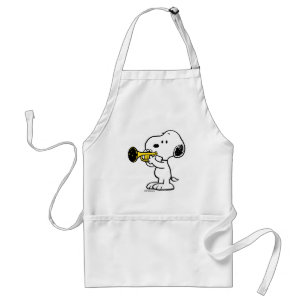 pinda's   Snoopy trompetspeler Standaard Schort