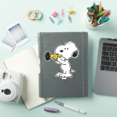 pinda's | Snoopy trompetspeler Sticker (iPad Cover)