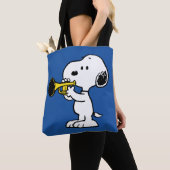 pinda's | Snoopy trompetspeler Tote Bag (Dichtbij)