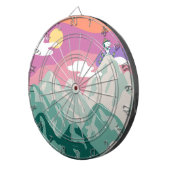 pinda's | Snoopy & Troop Hiking the Mountain Dartbord (Voorkant Rechts)