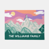 pinda's | Snoopy & Troop Hiking the Mountain Deurmat (Voorkant)