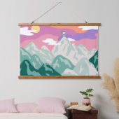 pinda's | Snoopy & Troop Hiking the Mountain Hangend Wandkleed (Slaapkamer)