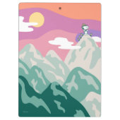 pinda's | Snoopy & Troop Hiking the Mountain Klembord (Achterkant)