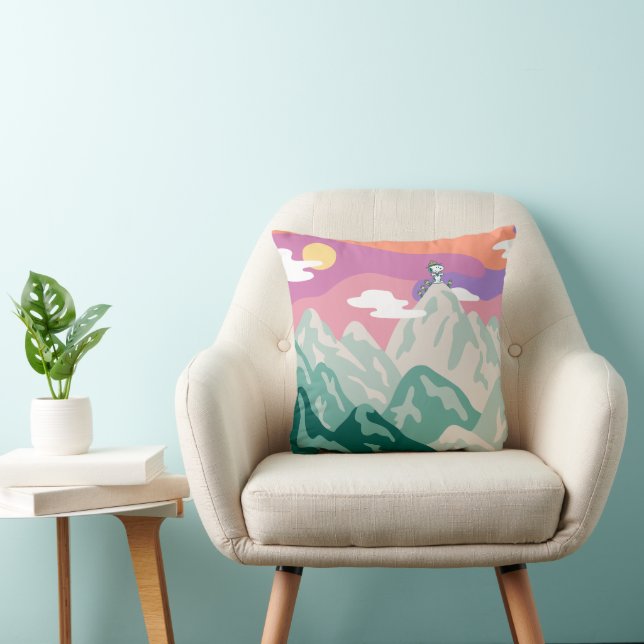 pinda's | Snoopy & Troop Hiking the Mountain Kussen (Stoel)