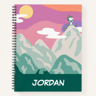 pinda's Snoopy & Troop Hiking the Mountain Notitieboek