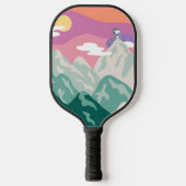 pinda's | Snoopy & Troop Hiking the Mountain Pickleball Paddle (Voorkant)