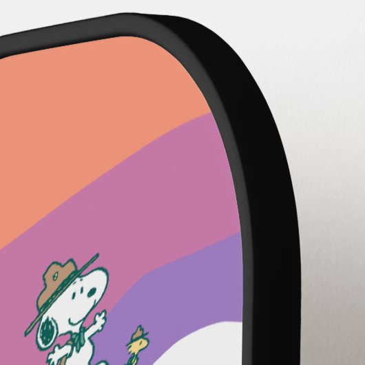 pinda's | Snoopy & Troop Hiking the Mountain Pickleball Paddle (Links Detail)