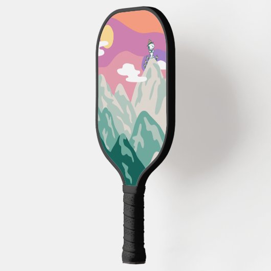 pinda's | Snoopy & Troop Hiking the Mountain Pickleball Paddle (Links)