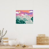 pinda's | Snoopy & Troop Hiking the Mountain Poster (Keuken)