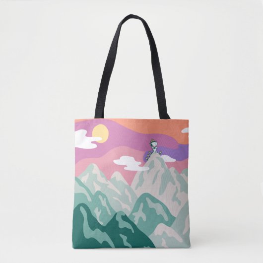 pinda's | Snoopy & Troop Hiking the Mountain Tote Bag (Voorkant)