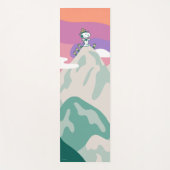 pinda's | Snoopy & Troop Hiking the Mountain Yogamat (Voorkant)