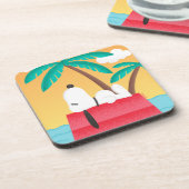 pinda's | Snoopy Tropical Deco Dreams Bier Onderzetter (Linkerzijde)
