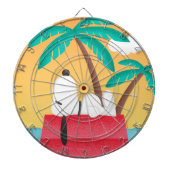 pinda's | Snoopy Tropical Deco Dreams Dartbord (Voorkant)