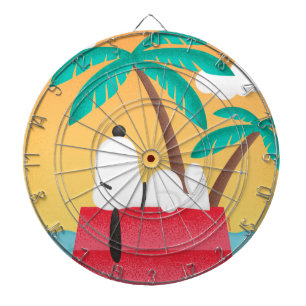pinda's   Snoopy Tropical Deco Dreams Dartbord