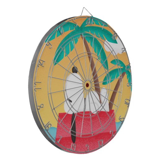 pinda's | Snoopy Tropical Deco Dreams Dartbord (Voorkant Links)