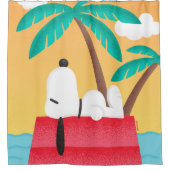 pinda's | Snoopy Tropical Deco Dreams Douchegordijn (Voorkant)