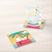 pinda's | Snoopy Tropical Deco Dreams Kartonnen Onderzetters (Insitu)