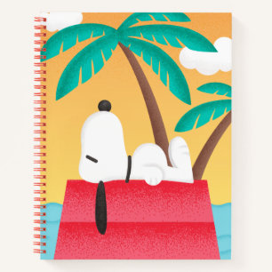 pinda's Snoopy Tropical Deco Dreams Notitieboek