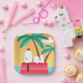 pinda's | Snoopy Tropical Deco Dreams Papieren Bordje (Feest)