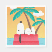 pinda's | Snoopy Tropical Deco Dreams Servet (Voorkant)