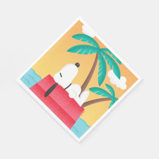 pinda's | Snoopy Tropical Deco Dreams Servet (Hoek)