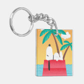 pinda's | Snoopy Tropical Deco Dreams Sleutelhanger (Voorkant Links)