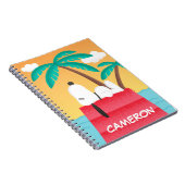 pinda's | Snoopy Tropical Deco | Jouw namen toevoe Notitieboek (Rechterzijde)