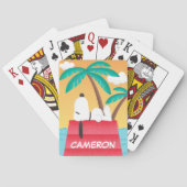 pinda's | Snoopy Tropical Deco | Speelkaarten (Achterkant)