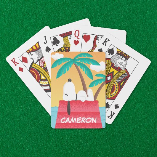 pinda's | Snoopy Tropical Deco | Speelkaarten