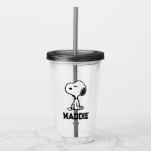 pinda's | Snoopy Turns Acryl Drinkbeker (Voorkant)