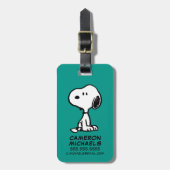 pinda's | Snoopy Turns Bagagelabel (Voorkant verticaal)