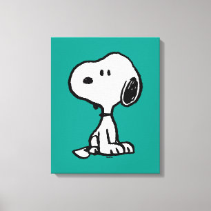 pinda's   Snoopy Turns Canvas Afdruk