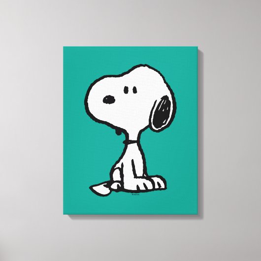 pinda's | Snoopy Turns Canvas Afdruk (Voorkant)
