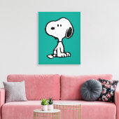 pinda's | Snoopy Turns Canvas Afdruk (Insitu (Woonkamer))