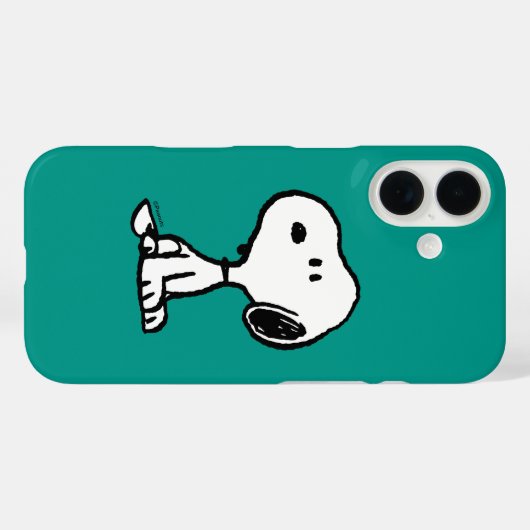 pinda's | Snoopy Turns Case-Mate iPhone Case (Achterkant (horizontaal))