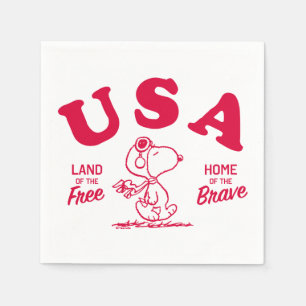 pinda's   Snoopy USA Land of the Free Servet
