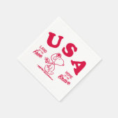 pinda's | Snoopy USA Land of the Free Servet (Hoek)