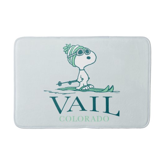 pinda's | Snoopy Vail Colorado Badmat (Voorkant)