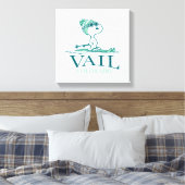 pinda's | Snoopy Vail Colorado Canvas Afdruk (Insitu (Slaapkamer))