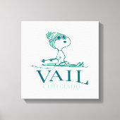 pinda's | Snoopy Vail Colorado Canvas Afdruk (Voorkant)
