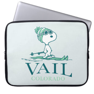 pinda's Snoopy Vail Colorado Laptop Sleeve