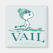 pinda's | Snoopy Vail Colorado Magneet (Voorkant)