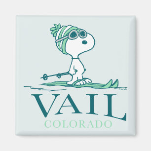 pinda's   Snoopy Vail Colorado Magneet