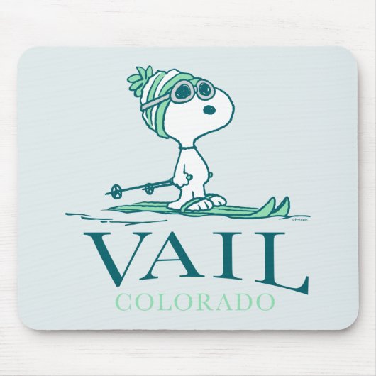 pinda's | Snoopy Vail Colorado Muismat (Voorkant)