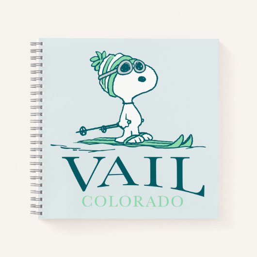 pinda's | Snoopy Vail Colorado Notitieboek (Voorkant)