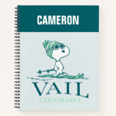 pinda's | Snoopy Vail Colorado Notitieboek (Voorkant)