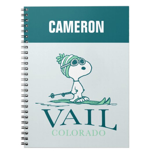 pinda's | Snoopy Vail Colorado Notitieboek (Voorkant)